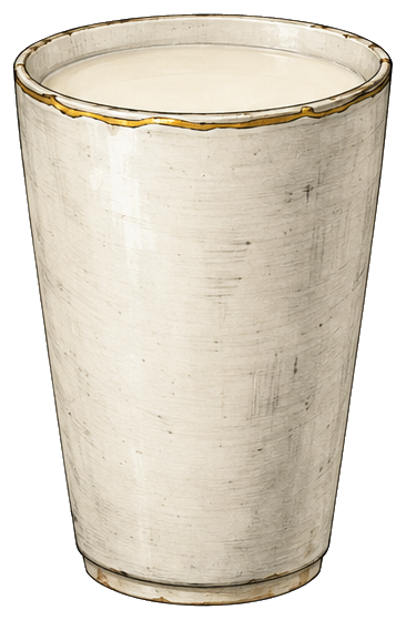 painted milkshake cup